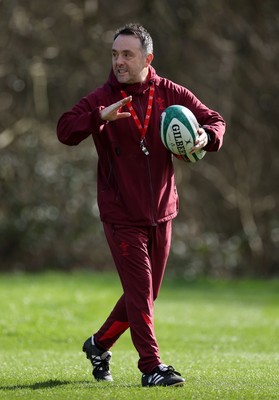 020326 - Wales Rugby Training - Matt Sherratt, Attack Coach during training