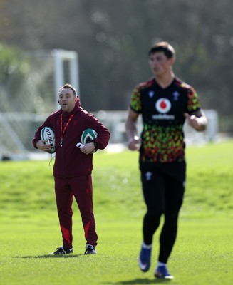 020326 - Wales Rugby Training - Matt Sherratt, Attack Coach during training