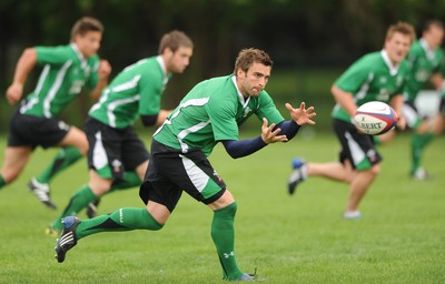 02.06.09 - Wales Rugby Training - Nicky Robinson in action during training. 