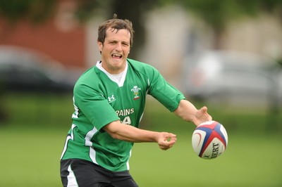 02.06.09 - Wales Rugby Training - Daniel Evans in action during training. 