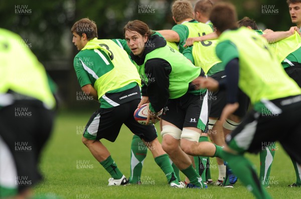 02.06.09 - Wales Rugby Training - Ryan Jones in action during training. 