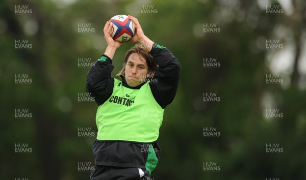 02.06.09 - Wales Rugby Training - Ryan Jones in action during training. 