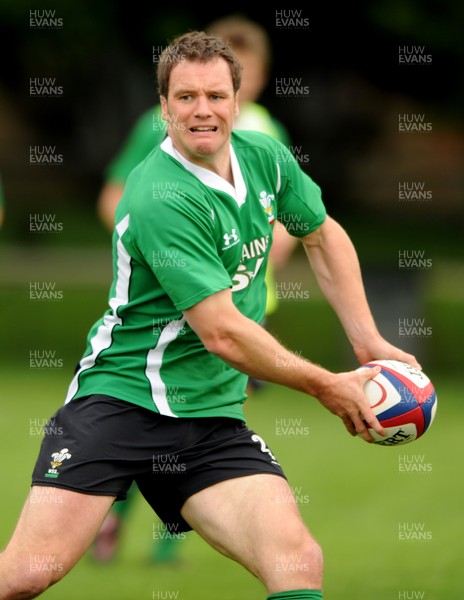 02.06.09 - Wales Rugby Training - Mark Jones in action during training. 