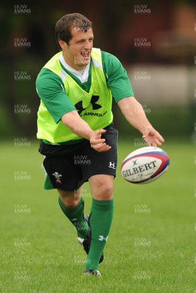 02.06.09 - Wales Rugby Training - Daniel Evans in action during training. 