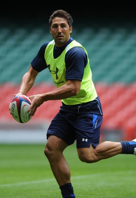 02.08.11 - Wales Rugby Training - Gavin Henson during training. 