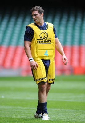 02.08.11 - Wales Rugby Training - George North during training. 