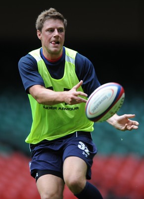 02.08.11 - Wales Rugby Training - Rhys Priestland during training. 
