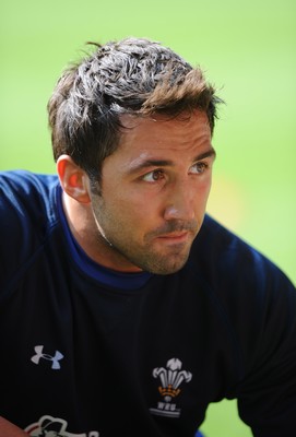 02.08.11 - Wales Rugby Training - Gavin Henson during training. 