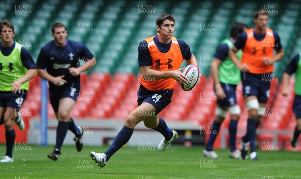 02.08.11 - Wales Rugby Training - James Hook during training. 