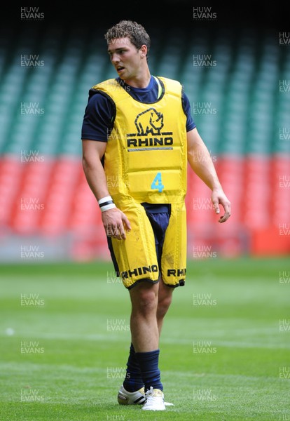 02.08.11 - Wales Rugby Training - George North during training. 