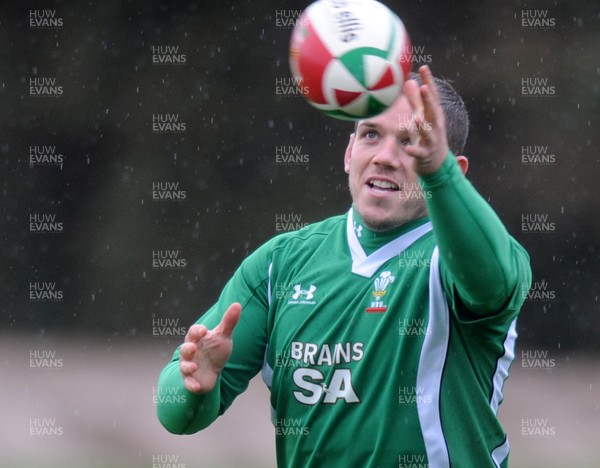 02.11.09 - Wales Rugby Training Paul James takes part in a training session ahead of his sides match against the New Zealand All Blacks on Saturday 