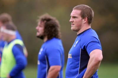 02.11.10. Wales Rugby Training... Gethin Jenkins.. 