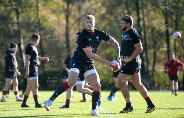 021118 - Wales Rugby Training - Ross Moriarty during training
