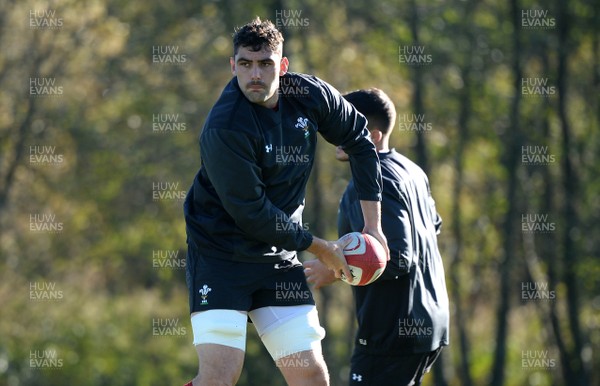 021118 - Wales Rugby Training - Cory Hill during training