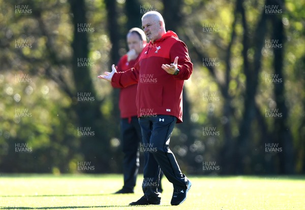 021118 - Wales Rugby Training - Warren Gatland during training