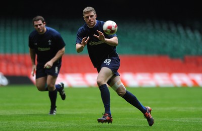02.12.11 - Wales Rugby Training - Rhys Priestland during training. 