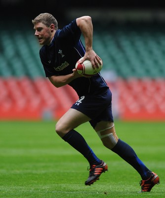 02.12.11 - Wales Rugby Training - Rhys Priestland during training. 