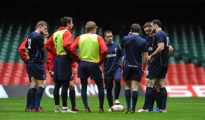 02.12.11 - Wales Rugby Training - Shane Williams during training. 