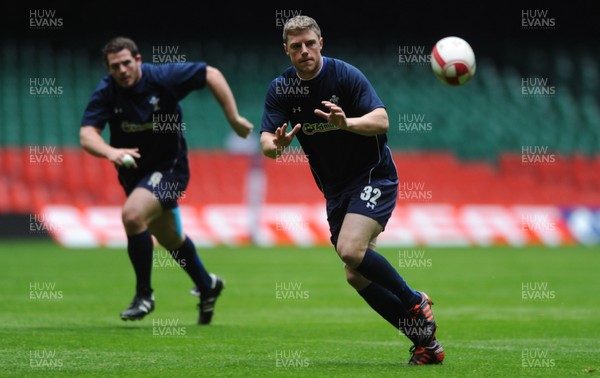 02.12.11 - Wales Rugby Training - Rhys Priestland during training. 