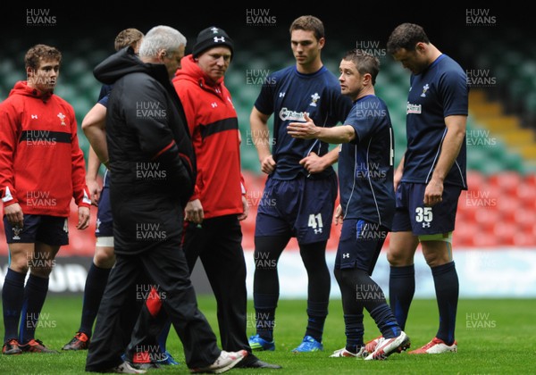 02.12.11 - Wales Rugby Training - Shane Williams during training. 