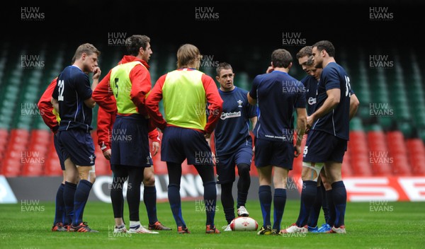 02.12.11 - Wales Rugby Training - Shane Williams during training. 