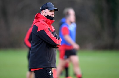 021220 - Wales Rugby Training - Wayne Pivac during training