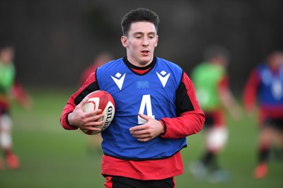 021220 - Wales Rugby Training - Josh Adams during training