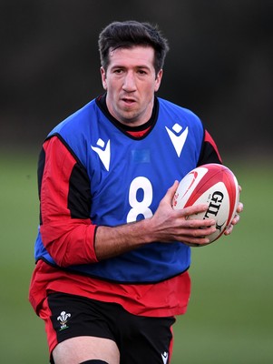 021220 - Wales Rugby Training - Justin Tipuric during training