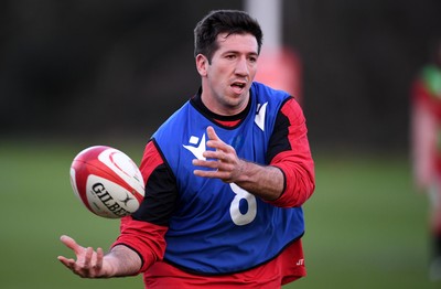 021220 - Wales Rugby Training - Justin Tipuric during training