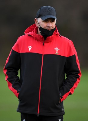 021220 - Wales Rugby Training - Wayne Pivac during training