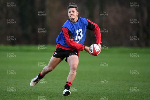 021220 - Wales Rugby Training - Callum Sheedy during training
