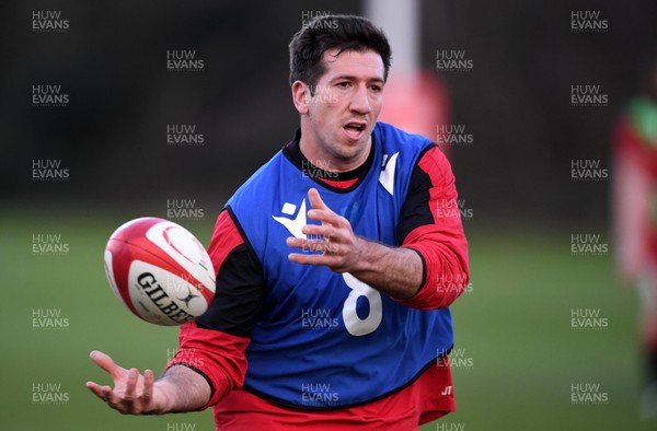 021220 - Wales Rugby Training - Justin Tipuric during training