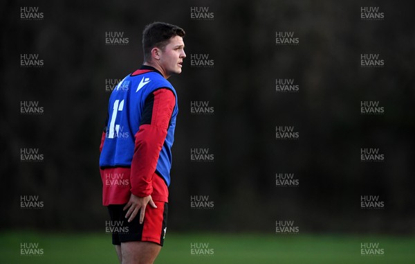 021220 - Wales Rugby Training - Callum Sheedy during training