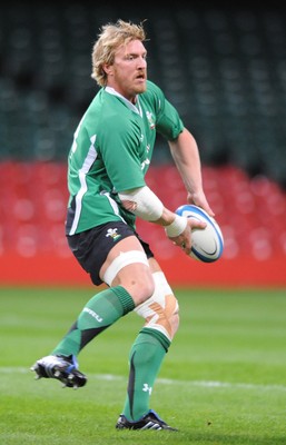 03.02.09 - Wales Rugby Training - Andy Powell in action during training. 