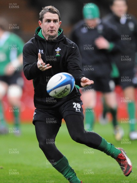 03.02.09 - Wales Rugby Training - Shane Williams in action during training. 