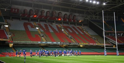 Wales Rugby Training 030211