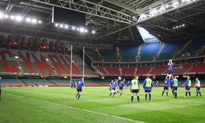 03.02.11 -Wales Captains Run, Millennium Stadium -  Wales train at the Millennium Stadium ahead of the opening Six Nations clash against England 