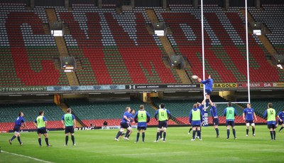 03.02.11 -Wales Captains Run, Millennium Stadium -  Wales train at the Millennium Stadium ahead of the opening Six Nations clash against England 