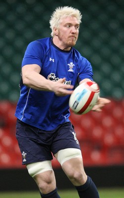 03.02.11 -Wales Captains Run, Millennium Stadium -  Wales' Andy Powell during training session 