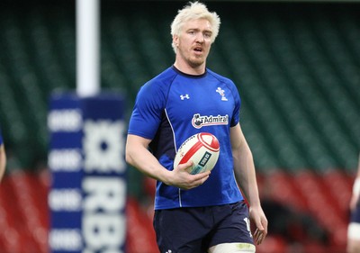 03.02.11 -Wales Captains Run, Millennium Stadium -  Wales' Andy Powell during training session 