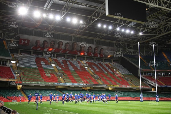 03.02.11 -Wales Captains Run, Millennium Stadium -  Wales train at the Millennium Stadium ahead of the opening Six Nations clash against England 