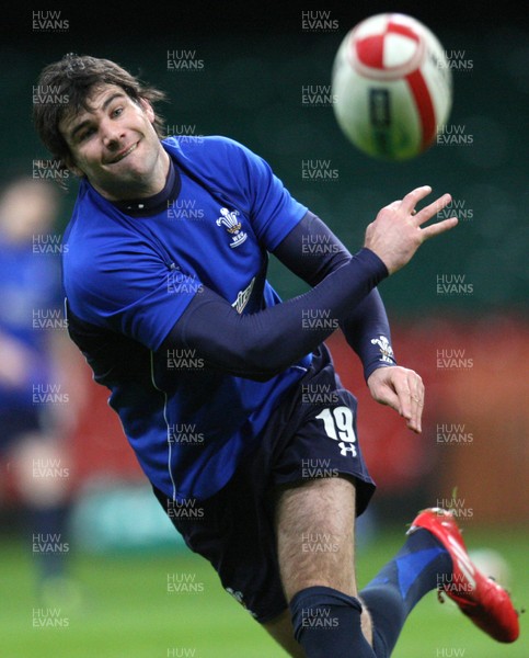 03.02.11 -Wales Captains Run, Millennium Stadium -  Wales' Mike Phillips during training session 