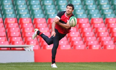 03.02.12 - Wales Rugby Training - Mike Phillips during training 