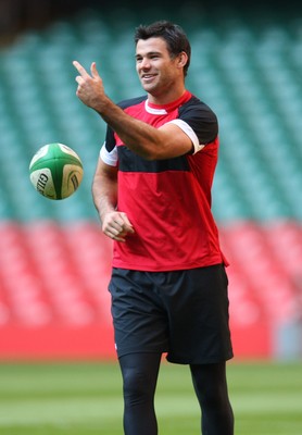 03.02.12 - Wales Rugby Training - Mike Phillips during training 