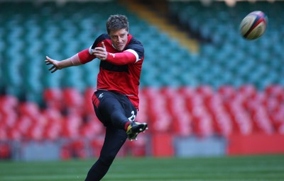 03.02.12 - Wales Rugby Training - Rhys Priestland during training 