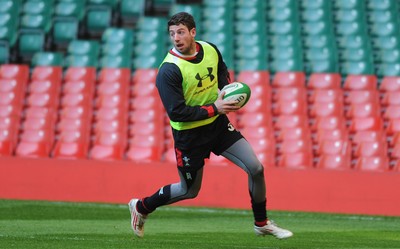 03.02.12 - Wales Rugby Training - Alex Cuthbert during training. 