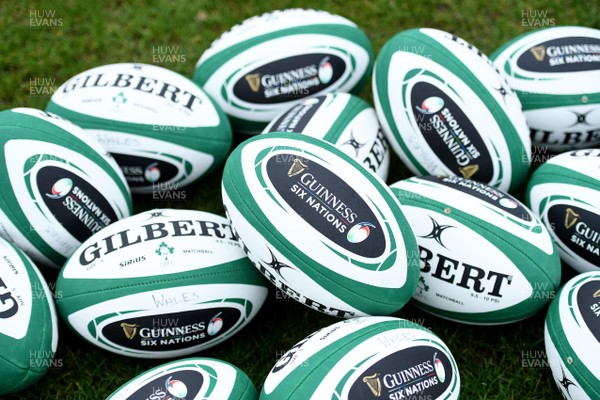 030220 - Wales Rugby Training - Ireland match rugby balls