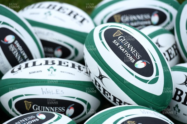 030220 - Wales Rugby Training - Ireland match rugby balls