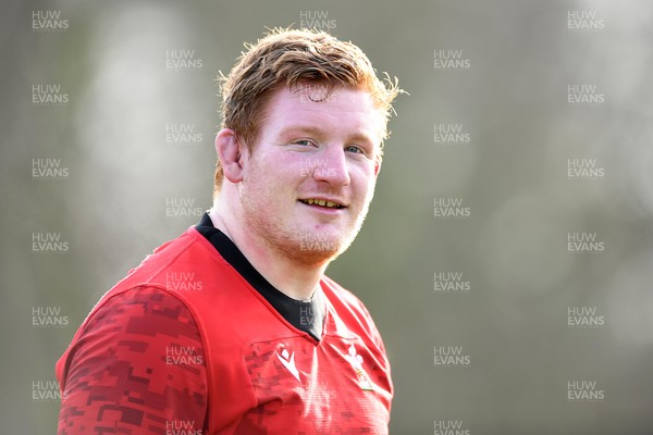 030221 - Wales Rugby Training - Rhys Carre during training