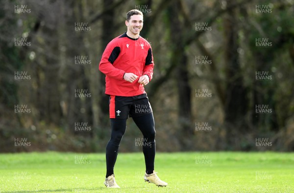 030221 - Wales Rugby Training - George North during training